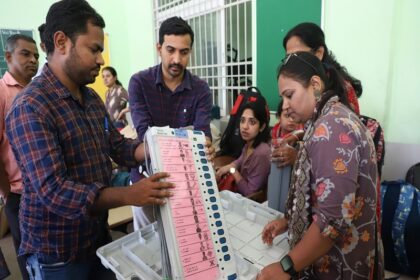 For the first time in India, votes were cast through EVM in 1980.