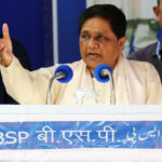 Nagpur : Former Chief minister of Uttar Pradesh and BSP supremo Mayawati during an election rally ahead of Lok Sabha Elections