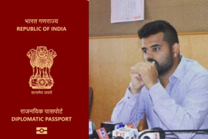 What is 'diplomatic passport' through which Prajwal Revanna left the country amid investigation?