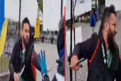 Man attacked with knife in Germany, many people injured (Photo-X, Video Grab)