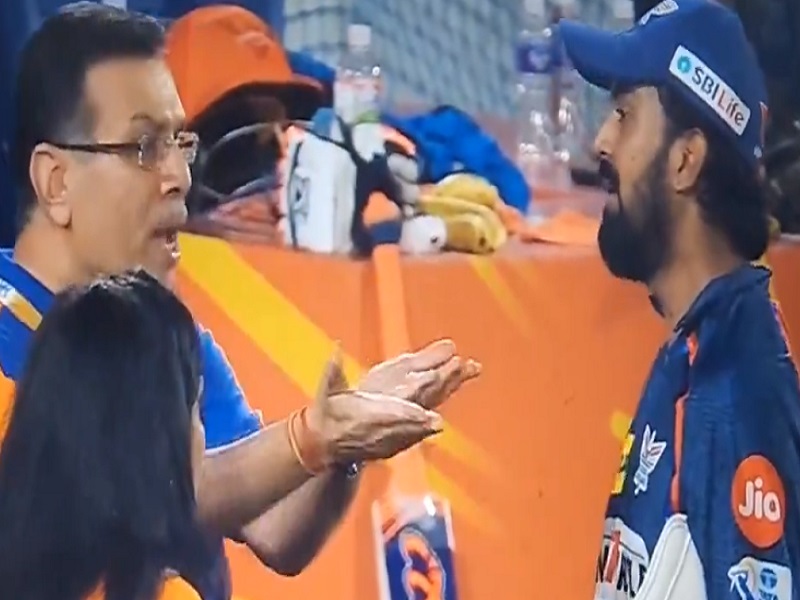 Video of team owner Sanjiv Goenka's conversation with KL Rahul after the defeat of Lucknow Super Giants goes viral