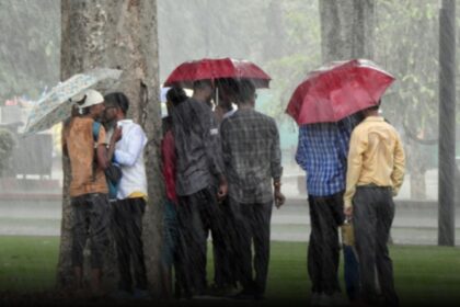 What did the Meteorological Department predict regarding rain in Delhi, Mumbai, Bengaluru and West Bengal including Uttar Pradesh? Photo: IANS