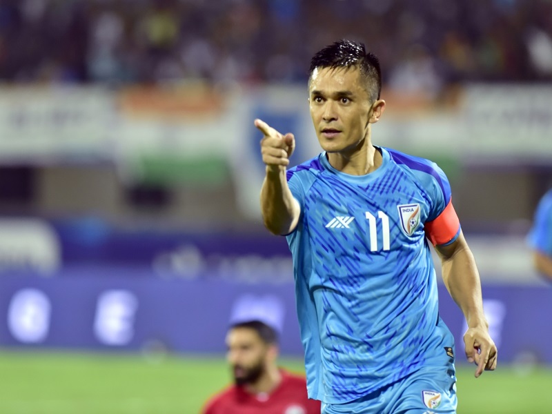 Sunil Chhetri has announced his retirement from international football (Photo- IANS)