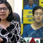 Swati Maliwal and Delhi Minister Atishi Marlena. Photo: IANS