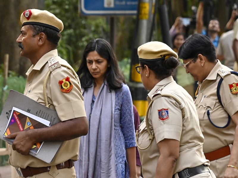 The dispute between Swati Maliwal and Aam Aadmi Party is at its peak (Photo- IANS)