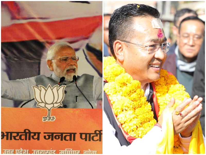 Assembly elections 2024 Opposition wiped out Sikkim SKM captures 31 out of 32 seats BJP wins 46 seats Arunachal pradesh