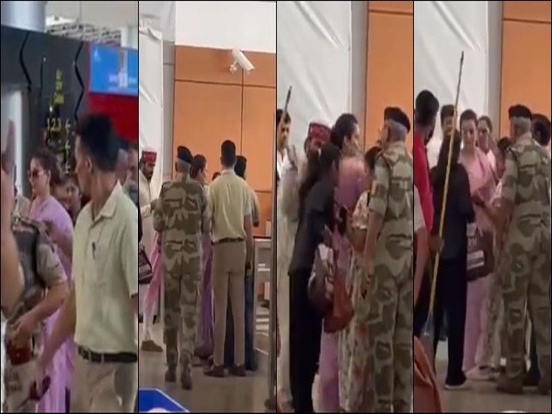 CISF woman guard slapped BJP leader Kangana Ranaut at Chandigarh airport accused security personnel suspended