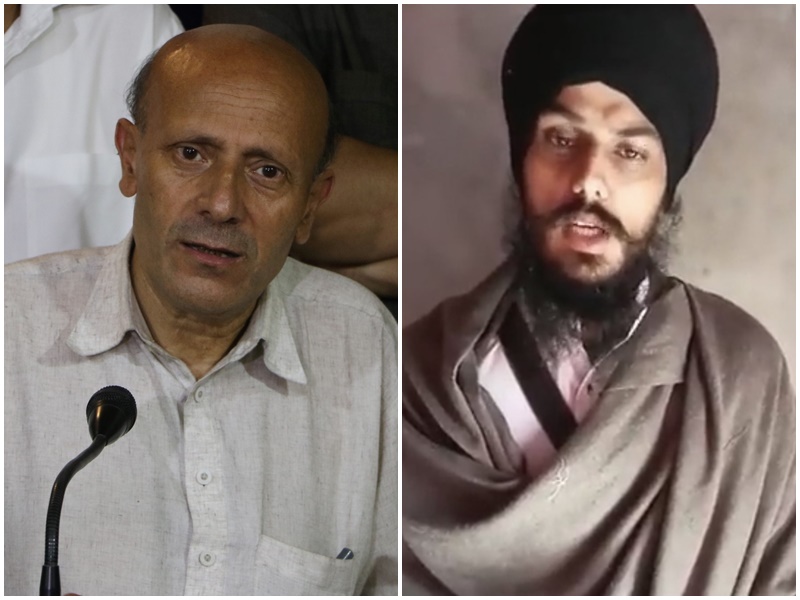 Engineer Rashid defeated nc leader Omar Abdullah while contesting elections while in jail Amritpal Singh got big lead in Punjab