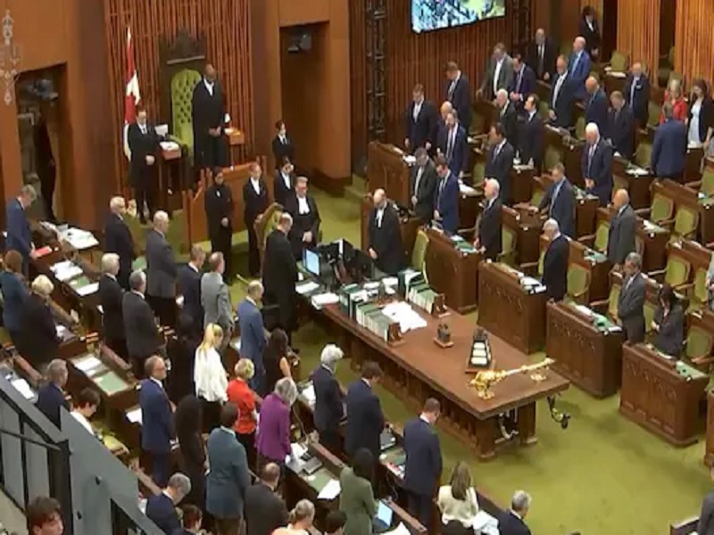 Silence observed in Canada's Parliament on the death anniversary of a Khalistani terrorist. (Photo - IANS)