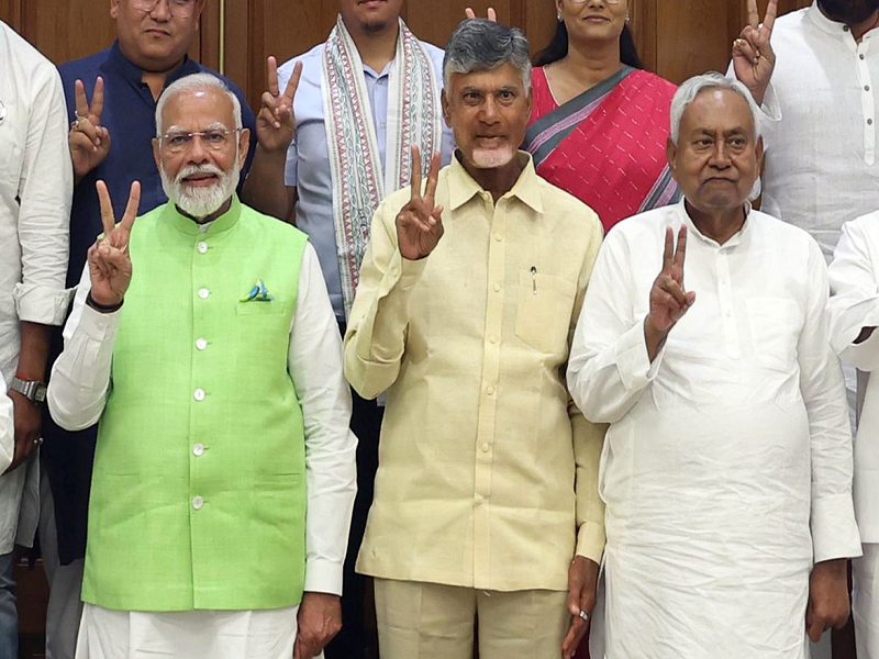 It is going to be difficult for PM Narendra Modi to keep Nitish Kumar and Chandrababu Naidu together (Photo- IANS)