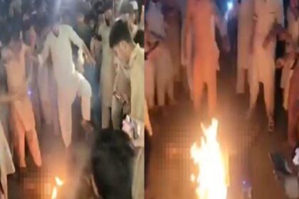 Accused of disrespecting the Quran in Pakistan burned by extremists. (Photo - social media) Accused of disrespecting the Quran in Pakistan burned by extremists. (Photo - social media) Accused of disrespecting the Quran in Pakistan burned by extremists. (Photo - social media)