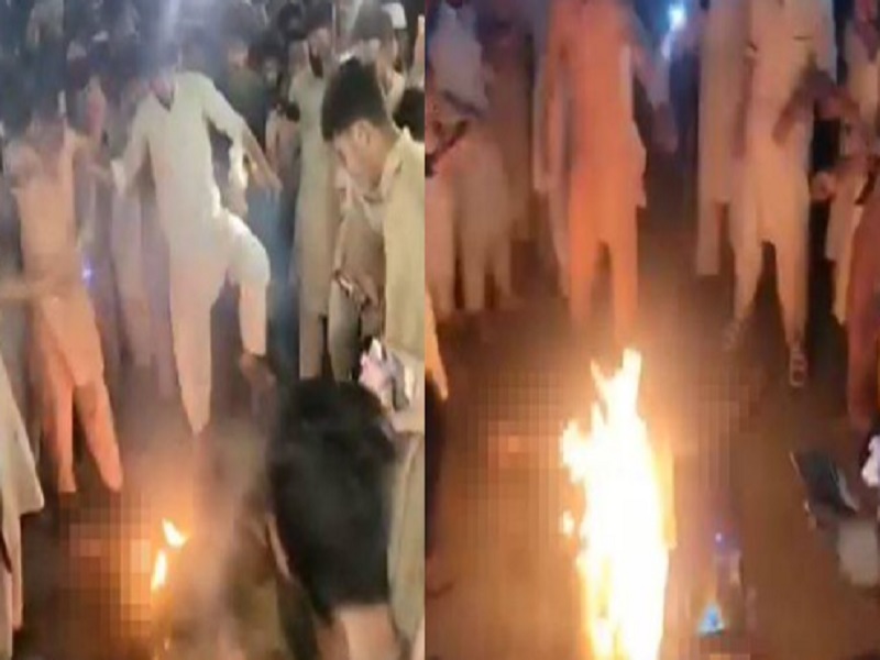 Accused of disrespecting the Quran in Pakistan burned by extremists. (Photo - social media) Accused of disrespecting the Quran in Pakistan burned by extremists. (Photo - social media) Accused of disrespecting the Quran in Pakistan burned by extremists. (Photo - social media)