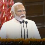 Prime Minister Narendra Modi speaks during the National Democratic Alliance Parliamentary Party Meeting, Central Hall, Old Parliament Building, in New Delhi, Friday, June 07, 2024.(IANS/Video Grab)