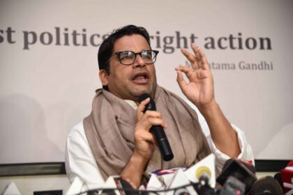 Patna: Election strategist Prashant Kishore addresses a press conference in Patna on Feb 18, 2020. (Photo: IANS)