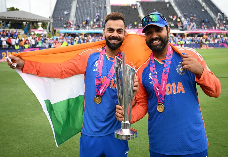 ICC Mens T20 World Cup 2024, Final, rohit sharma virat kohli retirement, is virat kohli and rohit sharma retired from t20, rohit sharma and virat kohli retirement t20, रोहित शर्मा और विराट कोहली ने लिया संन्यास, टी-20 विश्व कप 2024,