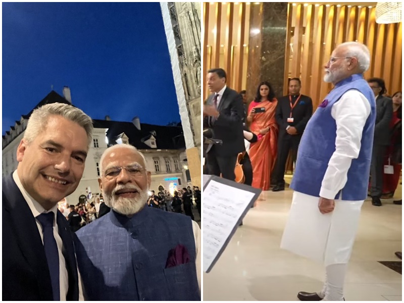 After 41 years an Indian Prime Minister visited Austria for the first time PM Modi visited the country