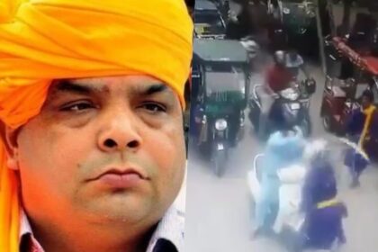 Nihang Sikhs attacked Shiv Sena leader Sandeep Thapar with swords in broad daylight, incident captured in CCTV