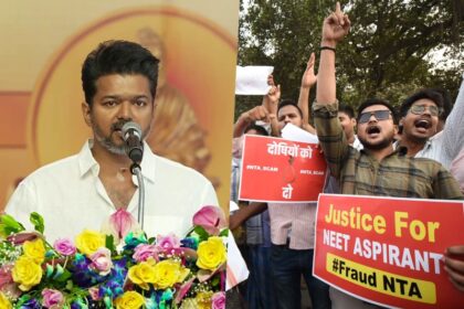 After DMK, Tamilaga Vetri Kazhagam demanded abolition of NEET, party chief Thalapathy Vijay said - there is no need for it in the country.