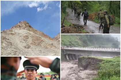 China built a new bridge near Pangong Lake in Ladakh beside lac moving vehicles were seen in satellite images