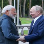 What has Ukrainian President Zelensky said on the meeting between PM Narendra Modi and Vladimir Putin?