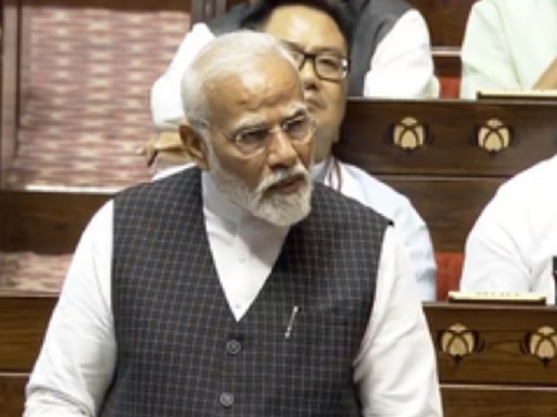 PM Narendra Modi's 'remote control' jibe in Rajya Sabha, opposition walked out creating ruckus