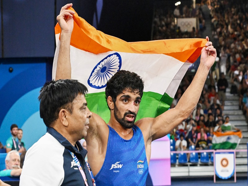 How indian wrestler Aman Sehrawat won bronze medal Paris Olympics 2024 by losing 4.6 kg in just 10 hours