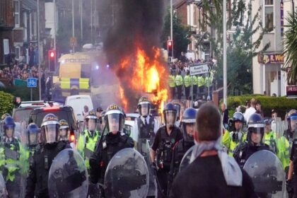 Why have massive riots broken out in Britain in the last 13 years 90 arrested so far in violent protests