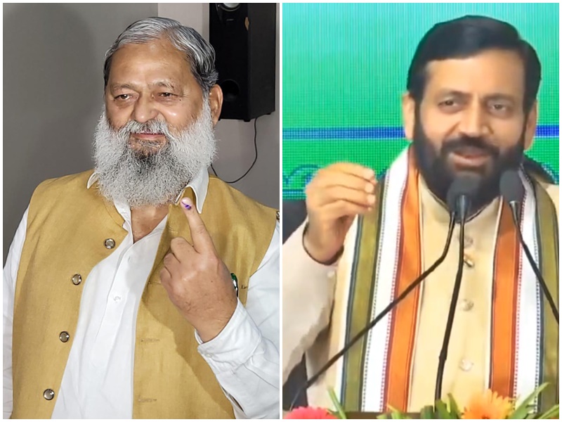 Amidst Haryana elections Anil Vij staked claim for the post of CM BJP high command made Nayab Singh Saini chief ministerial face