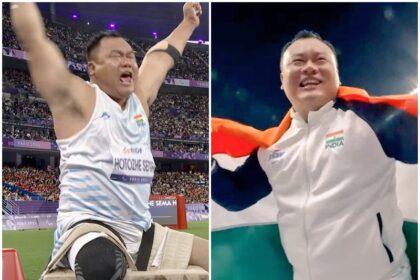 Havaldar Hokato Hotozhe Sema who lost his leg while fighting terrorists in Kashmir 22 years ago won medal at the Paris Paralympics 2024