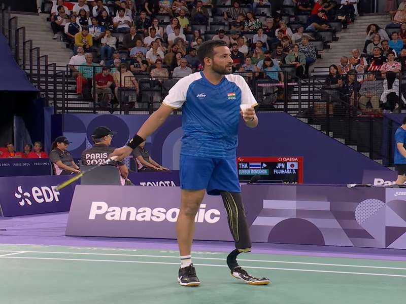 Paris Paralympics 2024 indian shuttler Nitish Kumar wins gold medal in badminton men's singles SL3