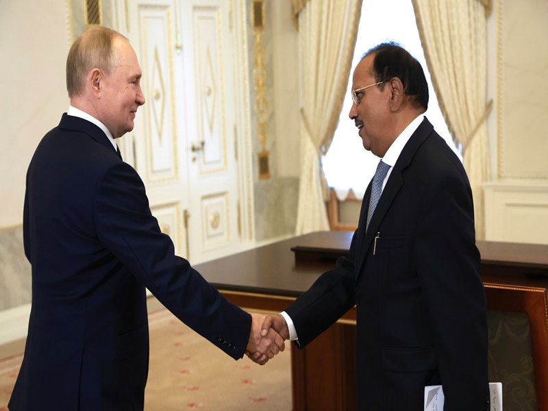 Russia-Ukraine war will stop After meeting nsa Ajit Doval Russian President Vladimir Putin expressed desire to meet PM Modi