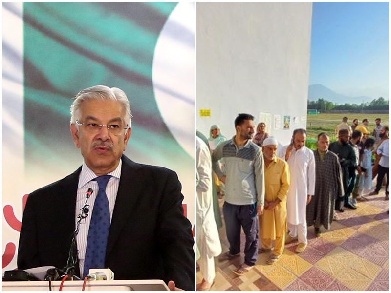 What did Pakistan's Defense Minister Khawaja Asif say on the restoration of Article 370 in Jammu and Kashmir due to which BJP has attacked Congress