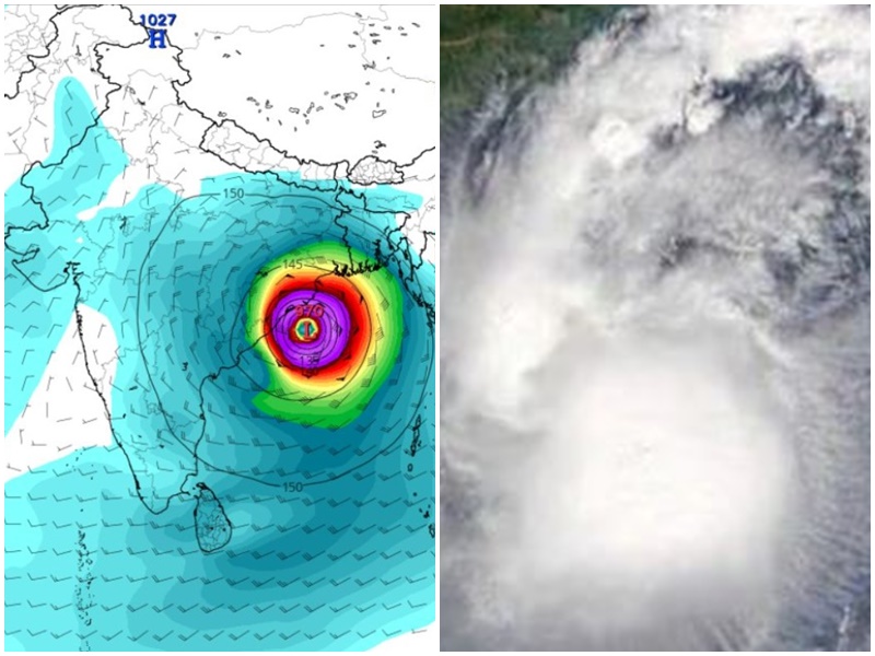 High alert in Odisha and West Bengal regarding cyclonic storm Dana imd predits continuous heavy rains with strong winds in many districts