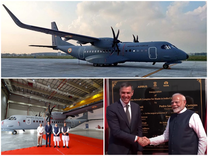 India will soon export aircraft to the world says pm modi why launch of Tata-Airbus project is special Spanish Prime Minister Pedro Sanchez