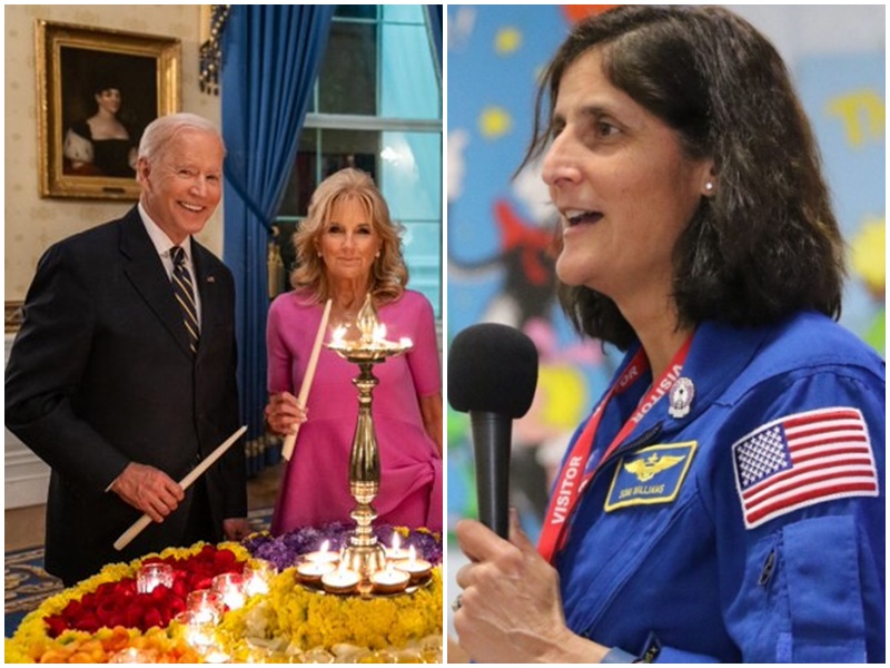 Nasa astronaut Sunita Williams sent Diwali wishes from International Space Station also remembered her father in her iss message