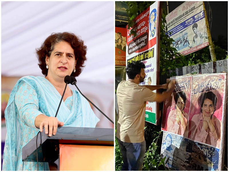 Priyanka Gandhi will debut from the seat left by Rahul Gandhi Congress made candidate from Wayanad Lok Sabha bypoll