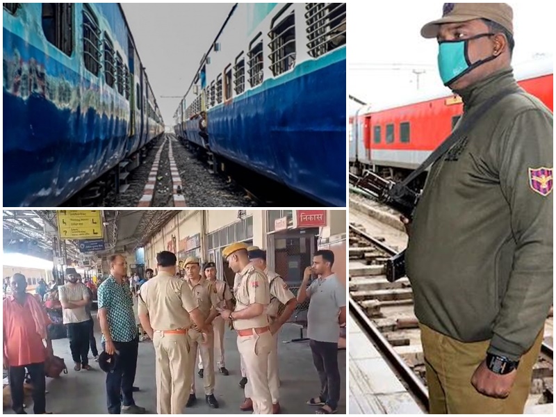 Threat received to blow up 8 railway stations of Rajasthan warning given of blast in Madhya Pradesh also