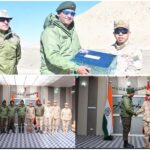 india china armies distributed sweets to each other on Diwali when both Armies retreated on lac in Ladakh