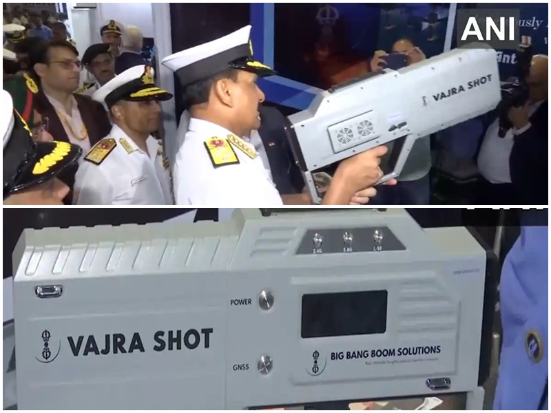 india security gets new strength indigenous anti-drone gun 'Vajra Shot' included in Indian Army