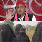 Akhilesh yadav says police with gun stop voters for vote ibrahimpur Burqa Controversy up by polls