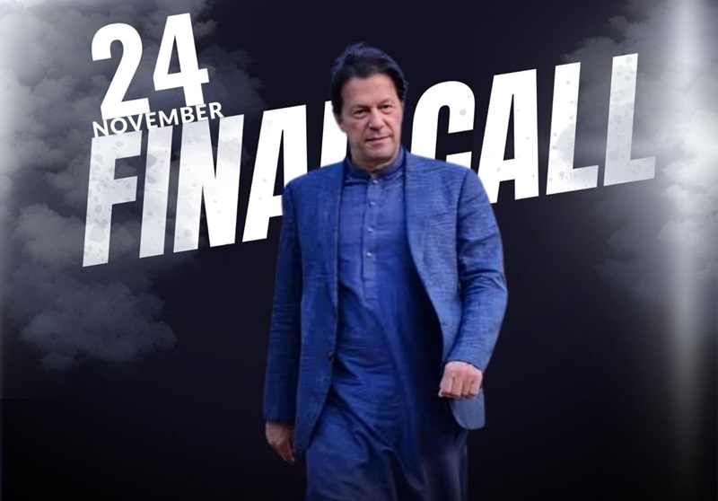 Imran khan final call poster