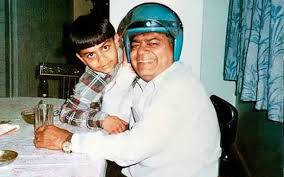 Virat Kohli and his father