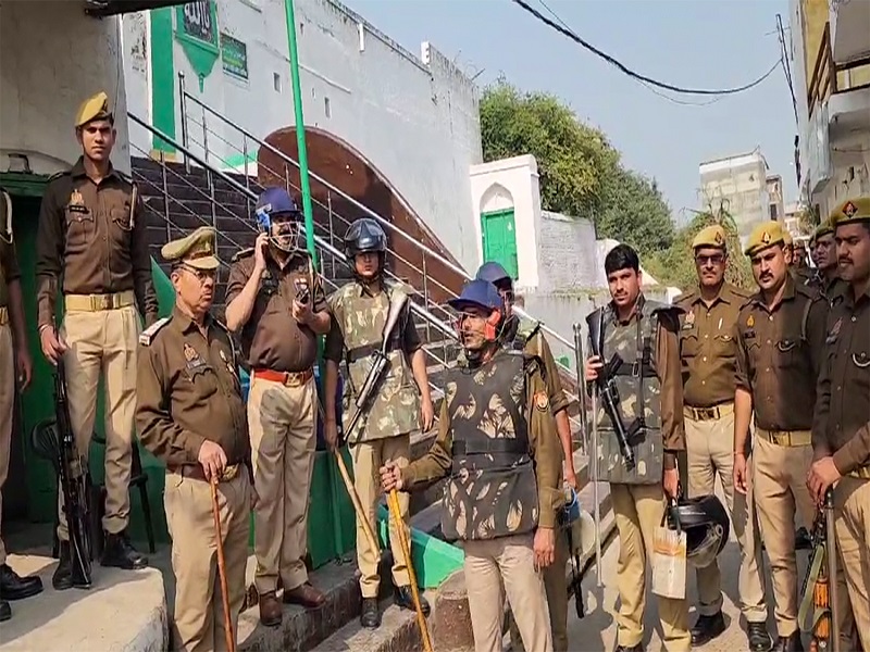 Sambhal: Security tightened outside Shahi Jama Masjid