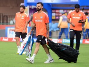 Bengaluru: India's players during a practice session ahead of the third T20 cricket match between India and Afghanistan