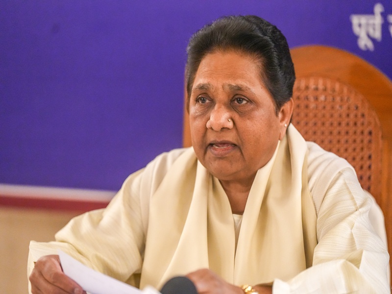 On ongoing politics over Ambedkar controversy, Mayawati said Congress-BJP are in the same bag