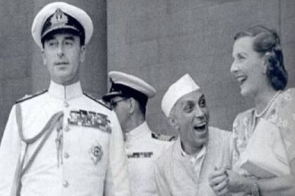 Jawaharlal Nehru and Edwina Mountbatten (File photo)