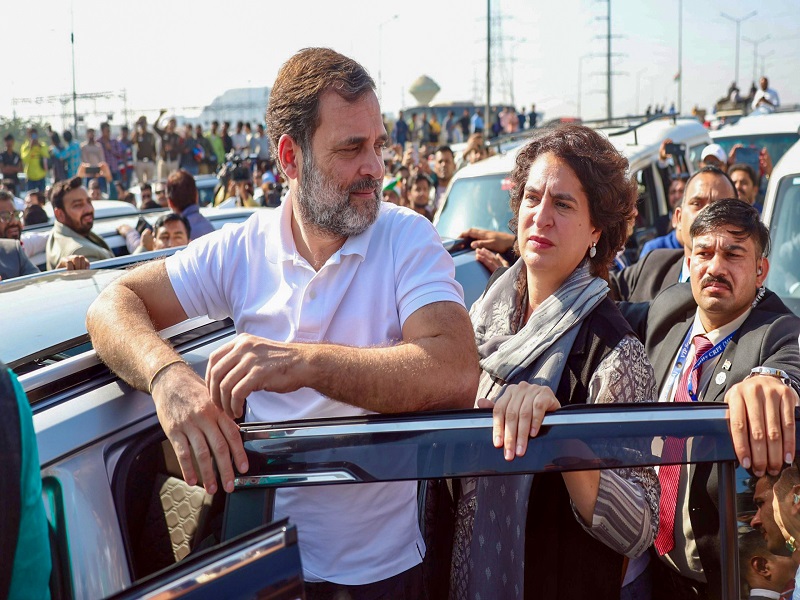 Ghaziabad: LoP Rahul Gandhi’s Convoy Halted on Delhi-Meerut Expressway