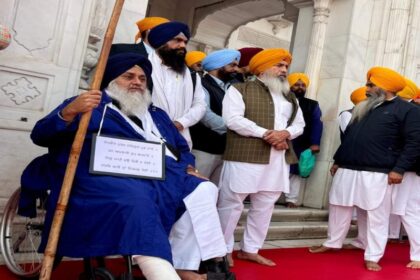 Sukhbir Singh Badal, Shiromani Akali Dal, Sri Akal Takht Sahib, सुखबीर सिंह बादल, श्री अकाल तख्त साहिब, Sukhdev Singh Dhindsa,golden temple, Amritsar Golden Temple, Gurmeet Ram Rahim Singh, Punjab News, सुखदेव सिंह ढींढसा, स्वर्ण मंदिर,अमृतसर स्वर्ण मंदिर,शिरोमणि अकाली दल,गुरमीत राम रहीम सिंह,