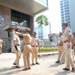 Mumbai: Security beefed up outside Central Bureau of Investigation (CBI) office in the wake of Congress protest against the central government's move to strip CBI Director Alok Verma of his power in Mumbai, on Oct 26, 2018. (Photo: IANS)