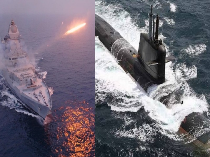 INS Surat, INS Nilgiri, INS Vaghsheer (Photo- X)